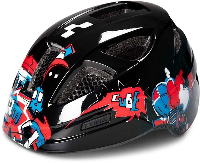 Cube Casque LUME noir graffiti