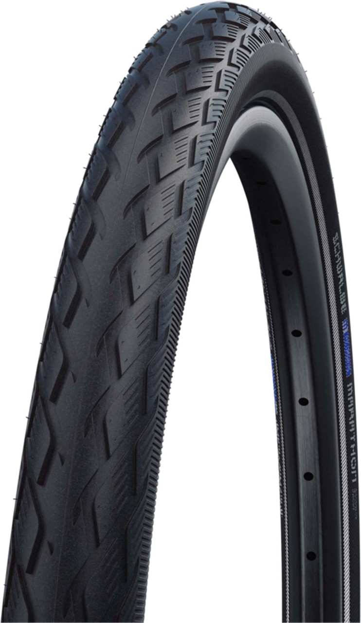 Schwalbe Pneu Marathon GreenGuard Performance 28 pouces, Black-Reflex