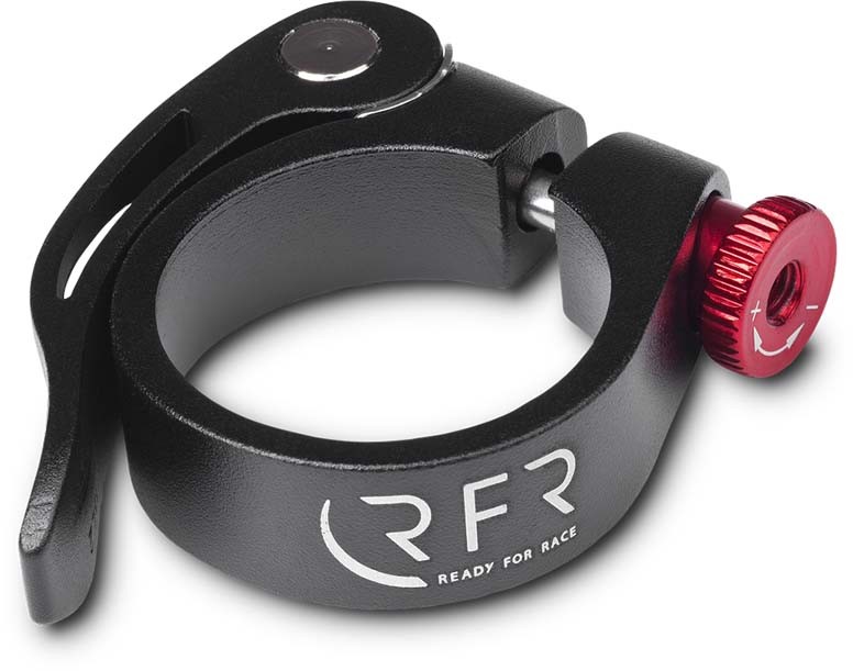 RFR Collier de selle avec blocage rapide 34,9 mm noir n rouge
