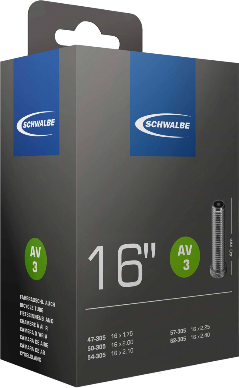 Chambre à air Schwalbe AV No. 3 16".