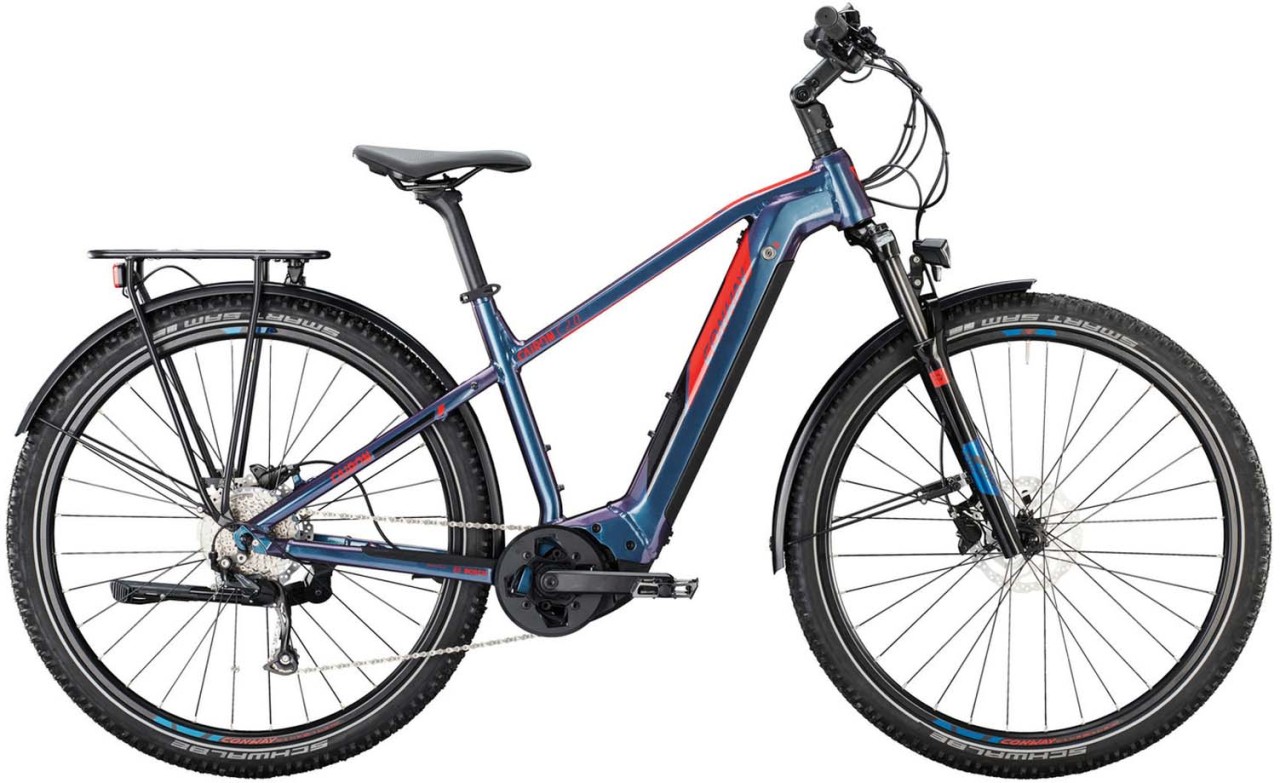 Conway Cairon C 2.0 625 darkpetrol metallic / red 2022 - VTT semi-rigide électrique