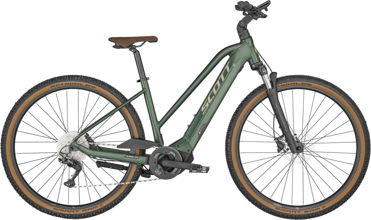 Scott Sub Cross eRIDE 10 Lady Malachite Green 2023 - VTC électrique Femme