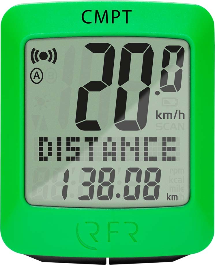 RFR Ordinateur de vélo CMPT vert