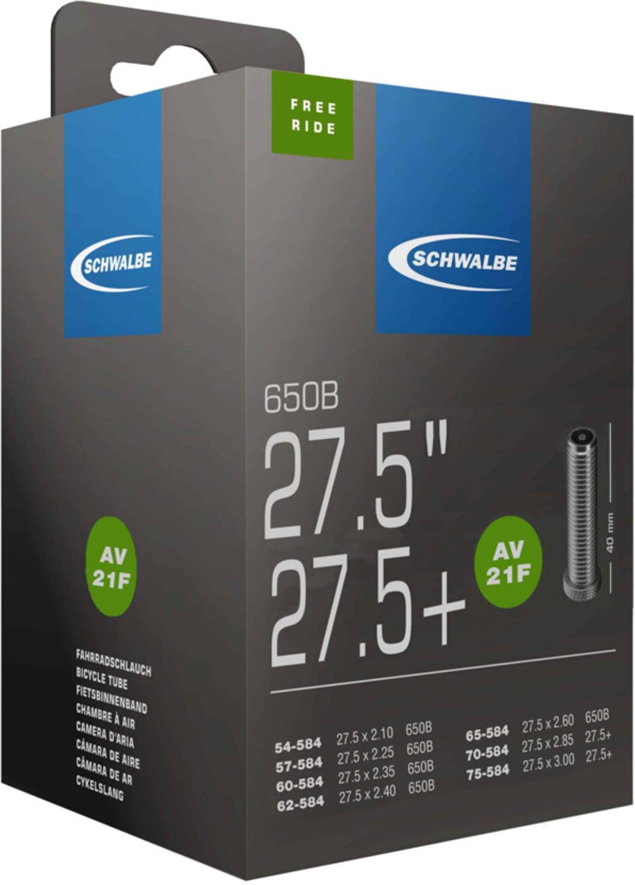 Schwalbe Chambre à air 27.5x2.1-3.0 S AV21F Light 54/75-584