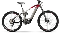 Haibike HYBE 9 grey/red/blk matt & gloss 2024 - VTT tout suspendu électrique