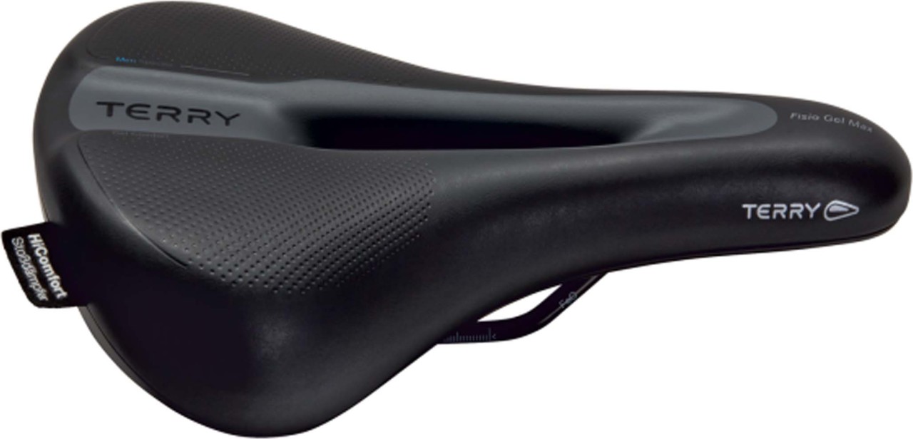Selle Terry Sport Figura Gel Max Fitness Hommes, noir