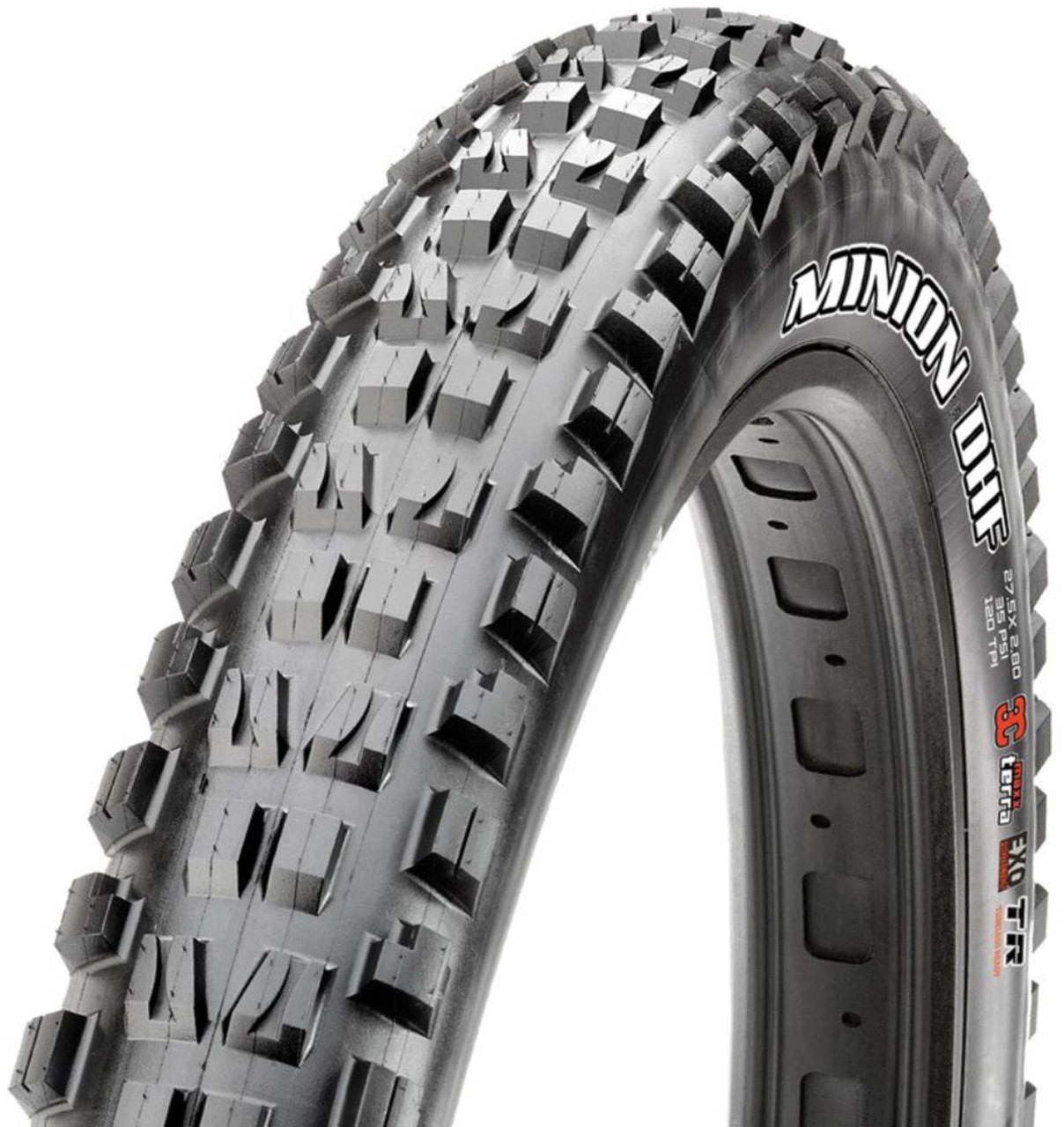 Maxxis Pneu Minion DHF+ TLR pliable, 27.5x2.80" 71-584 noir EXO 3C MaxxTerra