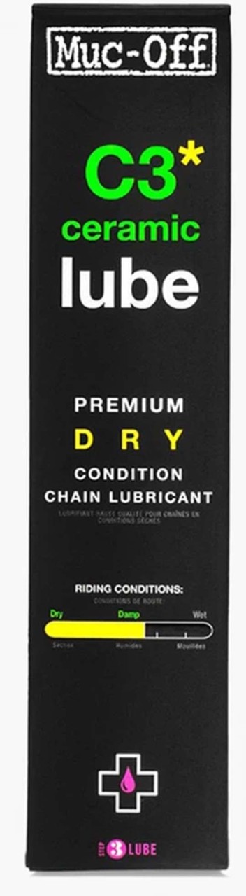 Muc-Off Protège-chaîne C3 Ceramic Dry Lube 120 ml