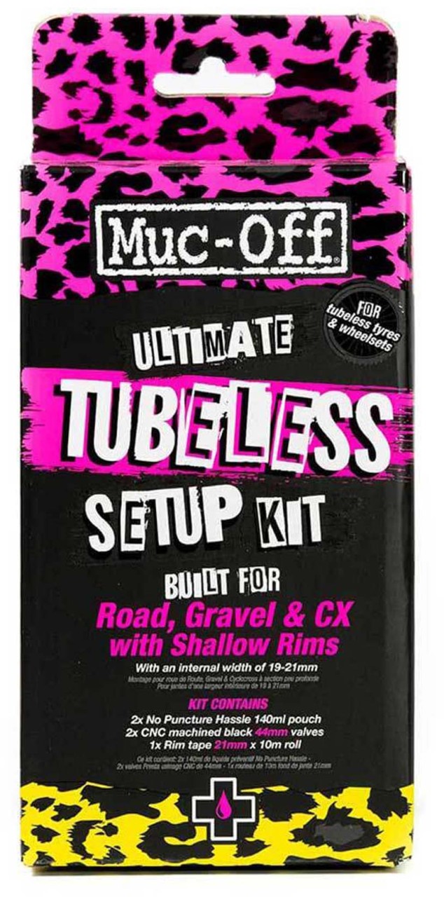 Muc-Off Kit UltimateTubeless - Road (44 mm) rose