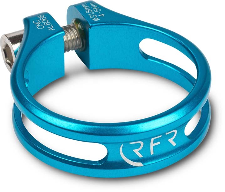 RFR Collier de selle Ultralight 31,8 mm bleu