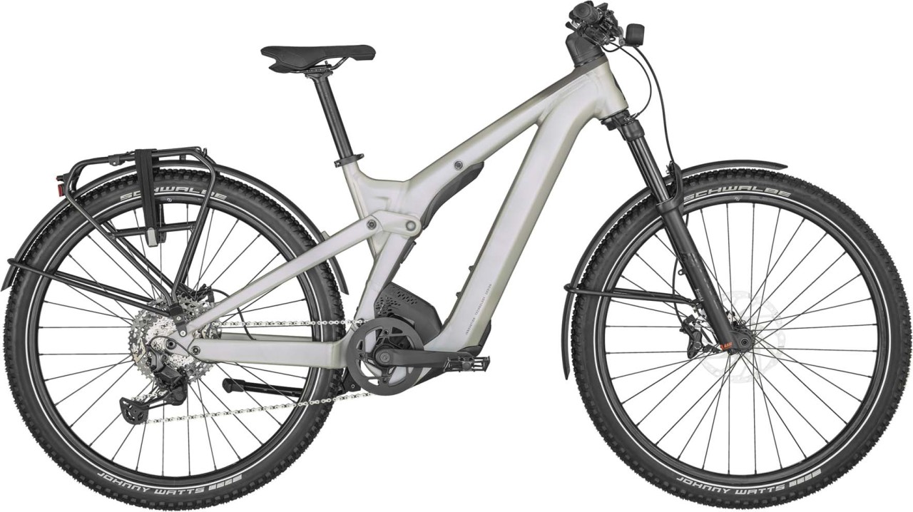 Scott Axis eRIDE FS 10 Prism Lazerfish Silver 2023 - VTT tout suspendu électrique Trekking