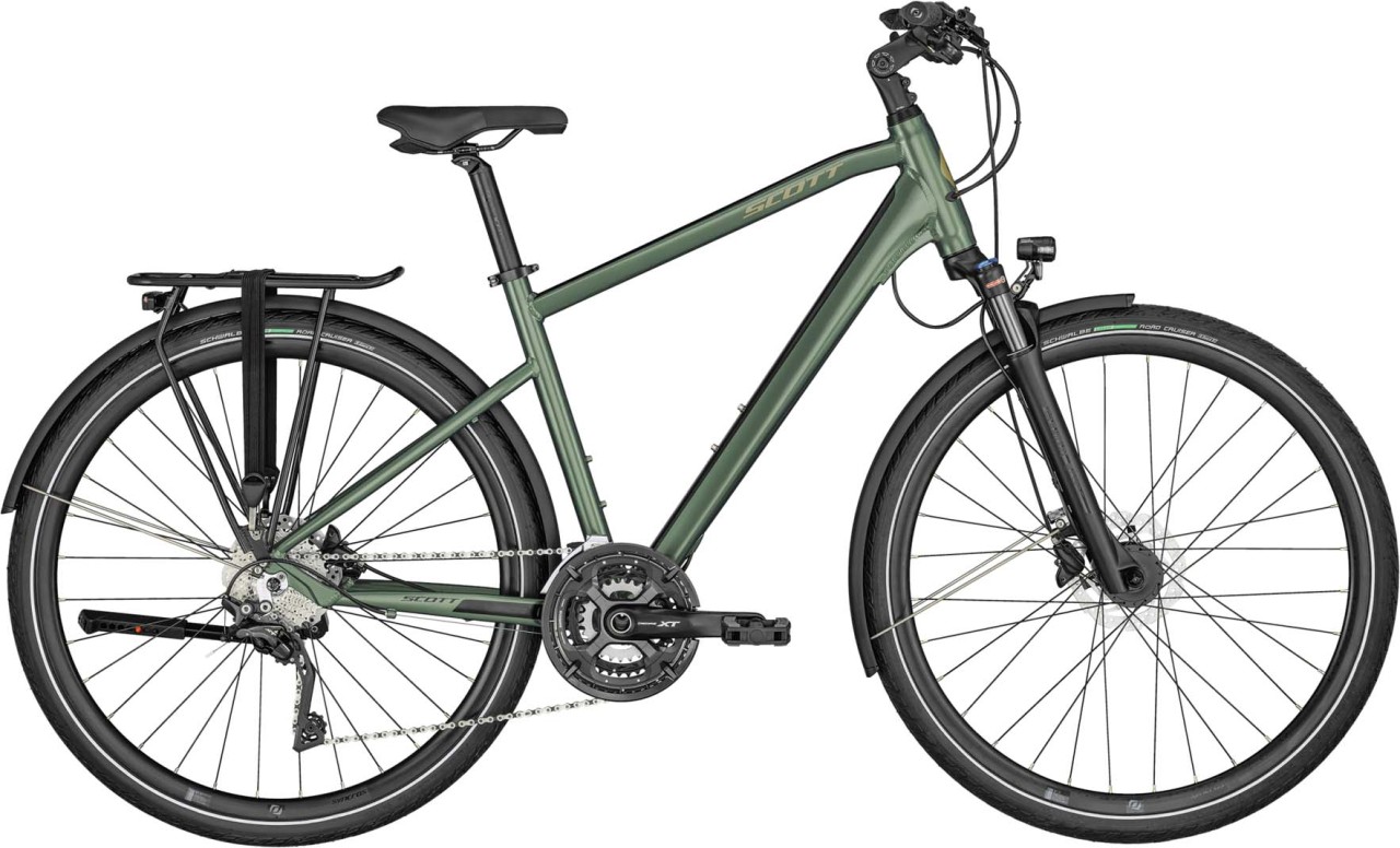 Scott Sub Sport 10 Men Malachite Green 2023 - Vélo trekking Homme