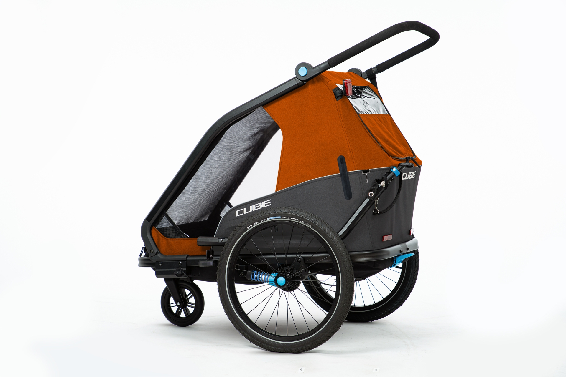 Vaaya 1 Croozer Remorque vélo bébé monoplace avec suspension