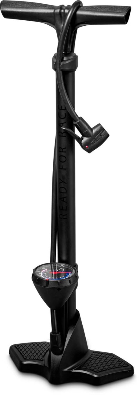 RFR Pompe à plancher noir n noir brillant n rouge