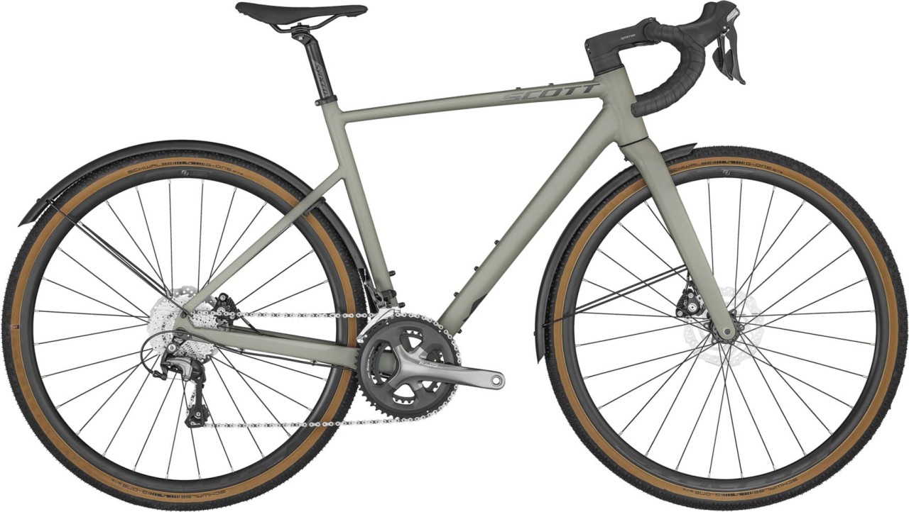 Scott Speedster Gravel 40 EQ Light Stone Grey 2023 - Vélo en terre