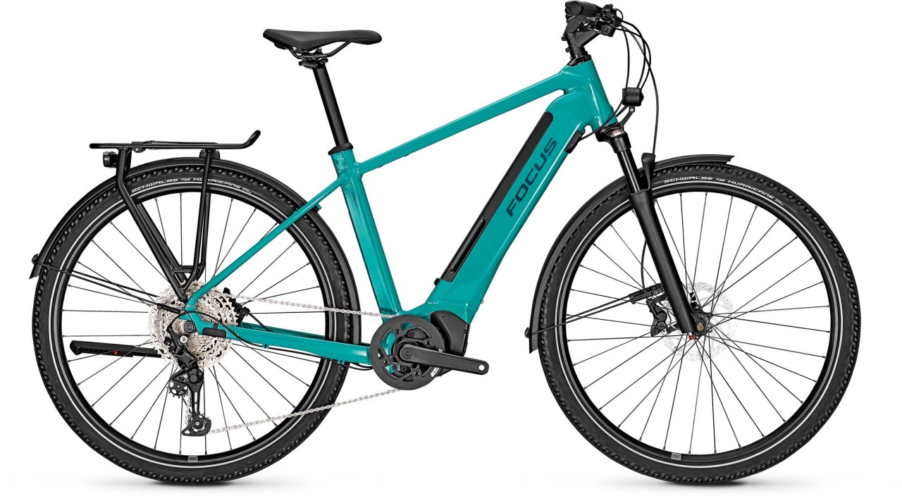 Focus Planet2 6.9 Blue Green 2022 - VTT semi-rigide électrique