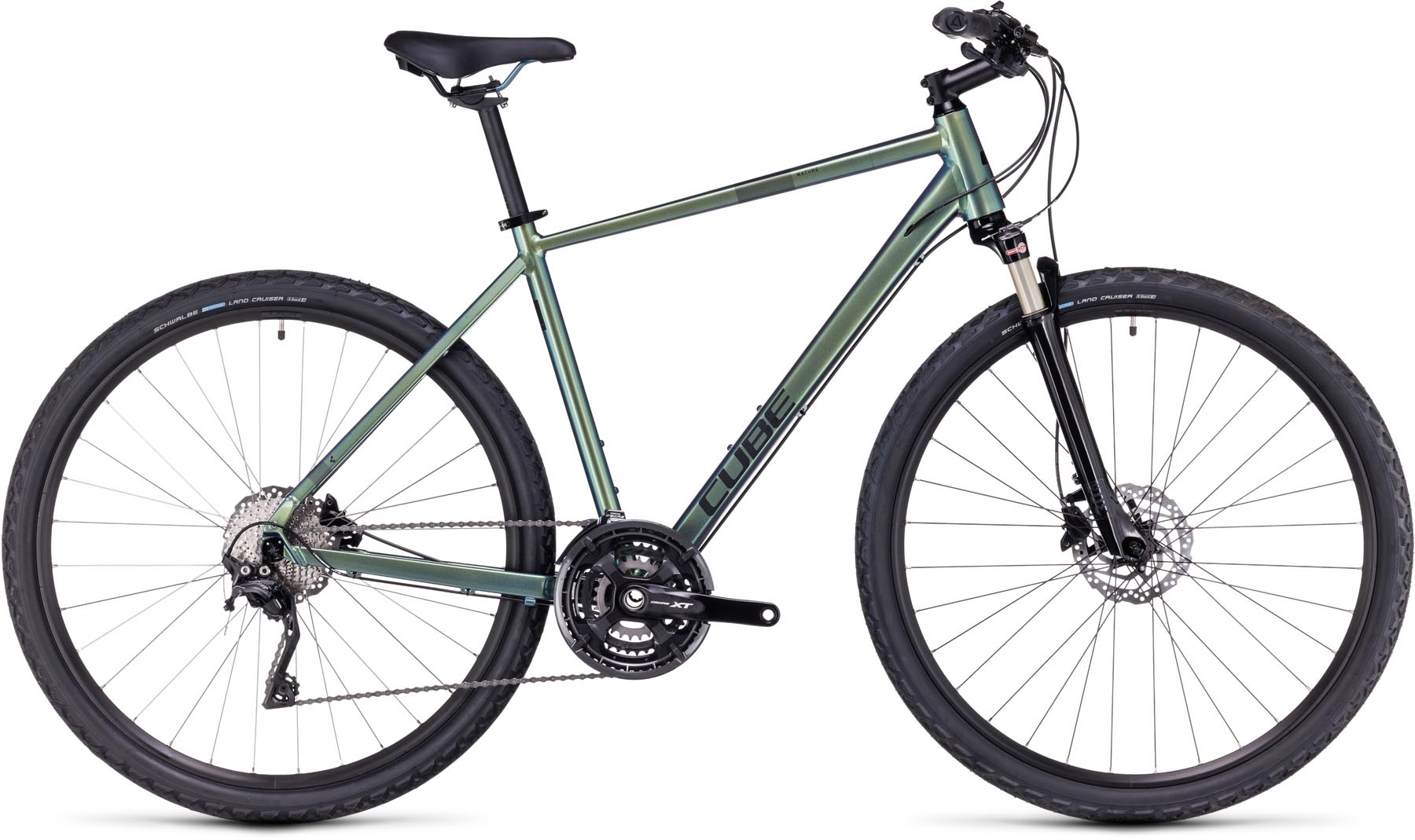 Cube Nature EXC verde n black 2024 VTC Homme MHW