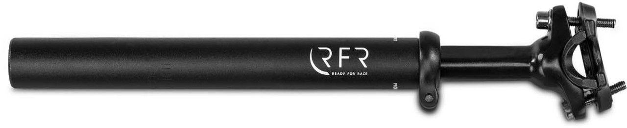 RFR Tige de selle à suspension (80-120kg) noir - 27,2 mm x 300 mm