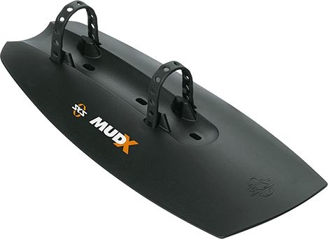 SKS Mud-X Dirtboard Garde-boue 24-28" noir pour tube diagonal du cadre, env. 90 g
