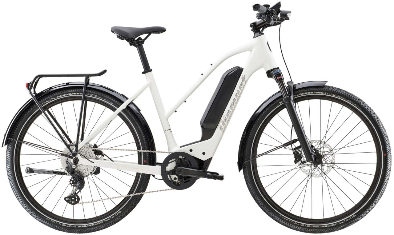 Diamant Zing Gen 2 TRA 545Wh Weiss 2023 - Vélo trekking électrique Femme