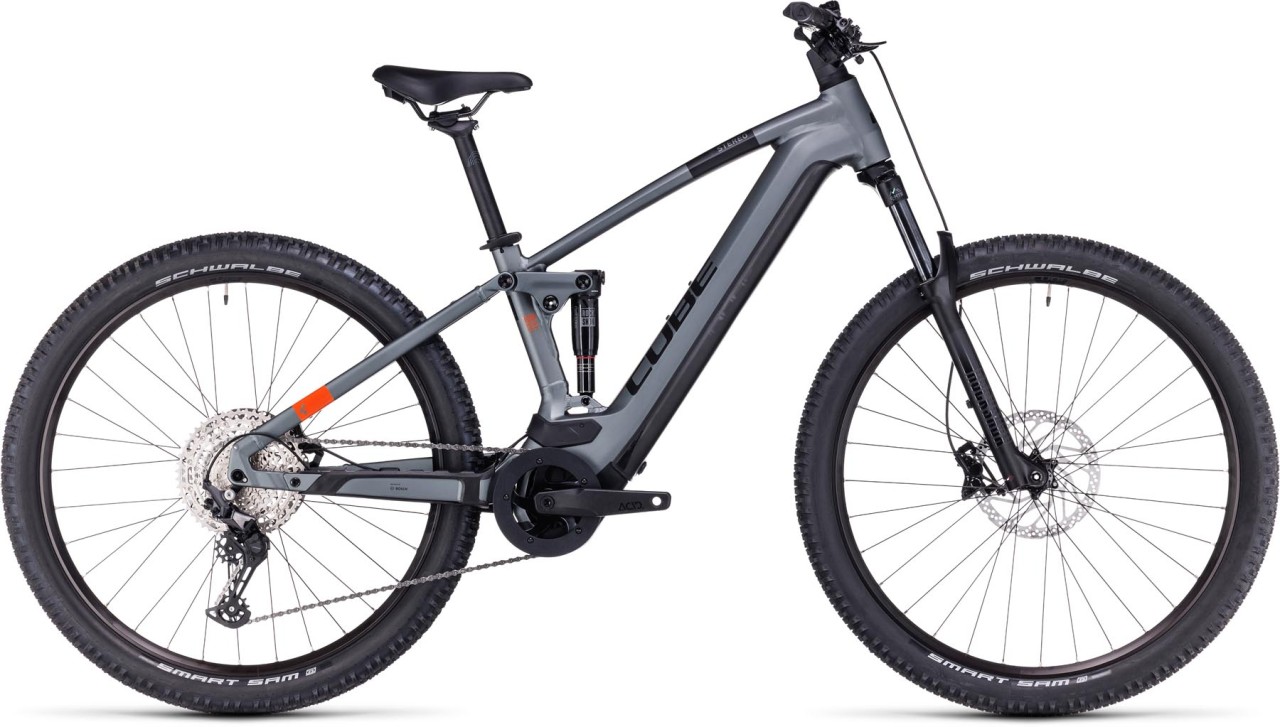Cube Stereo Hybrid 120 Pro 750 flashgrey n orange 2024 - E-Bike Fully Mountainbike