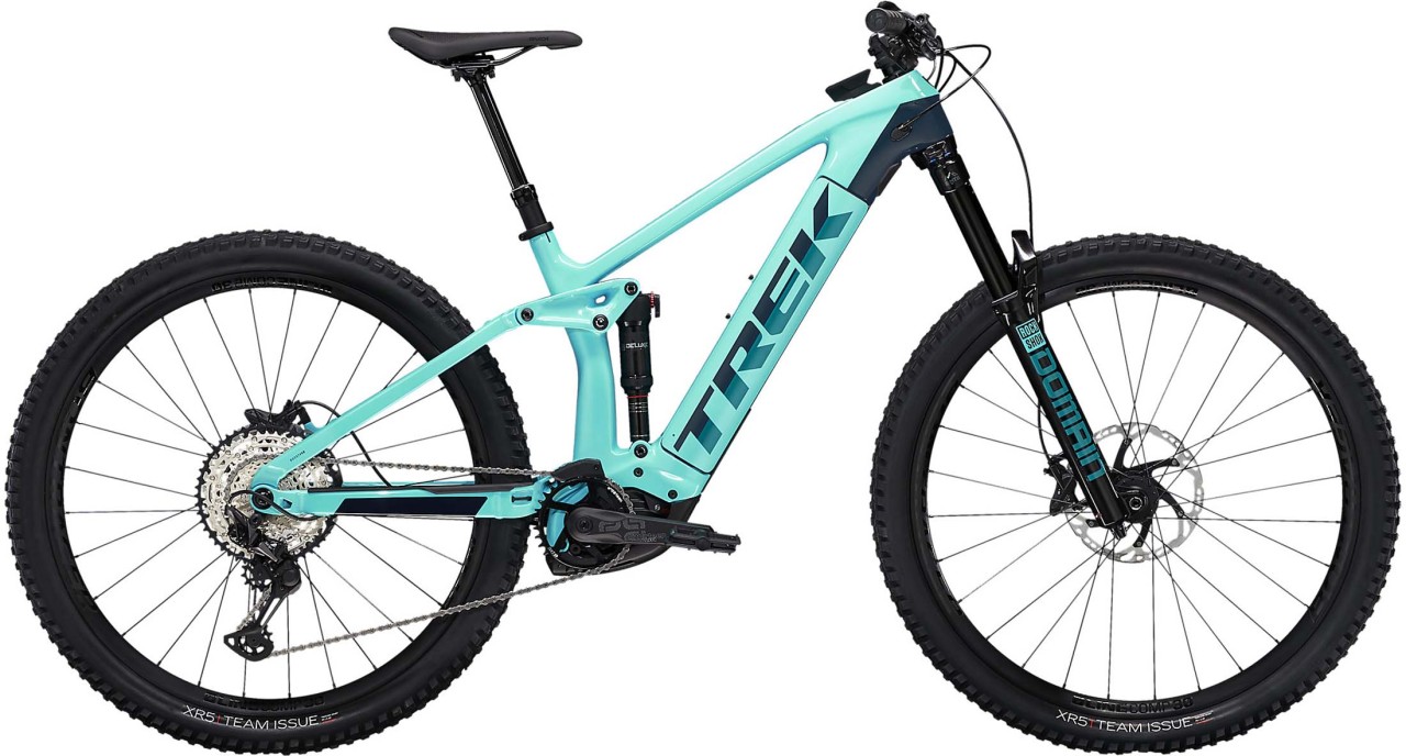 Trek Rail 9.7 Miami Green / Nautical Navy 2022 - VTT tout suspendu électrique