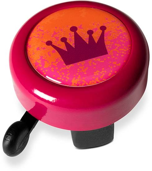 RFR Cloche de bicyclette BUDDYS Crown rouge n orange