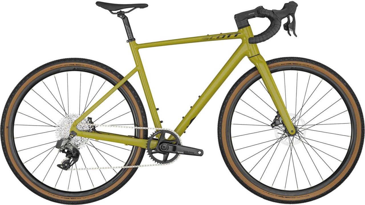 Scott Speedster Gravel 10 Savana Green 2023 - Vélo en terre